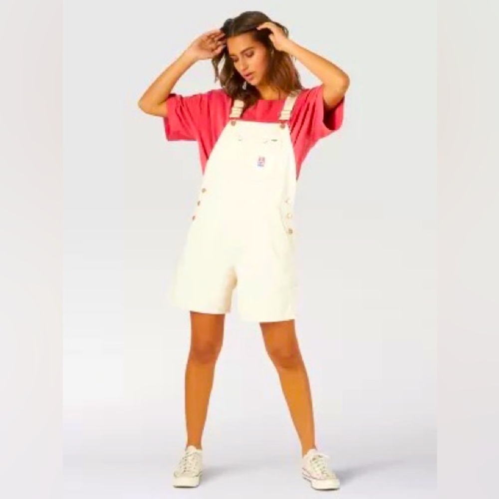 Wrangler NWT Shorteralls - Cream